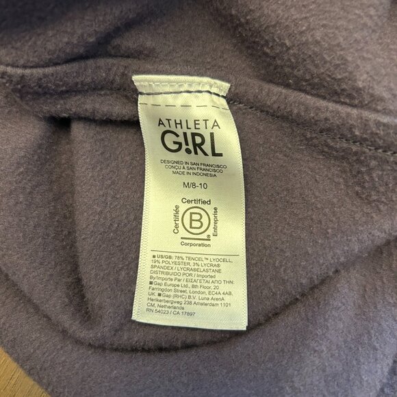 Athleta Girl Lot of 2 Long Sleeve Shirt/Sweater Purple Size M/8-10 - Picture 16 of 16